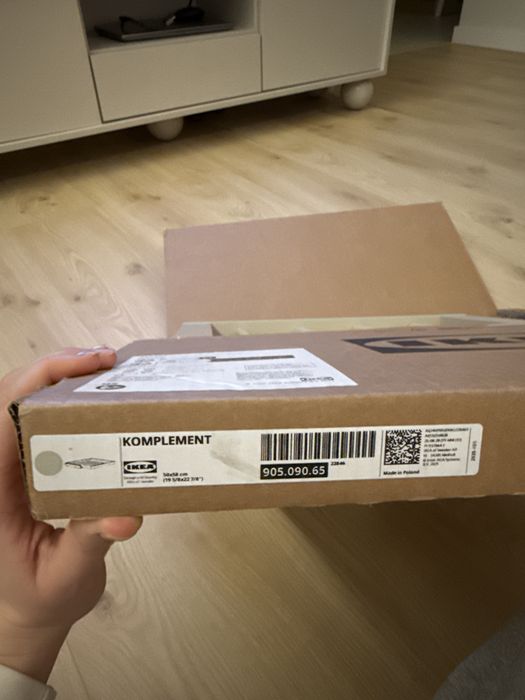 2 Wysuwane wieszak na spodnie IKEA