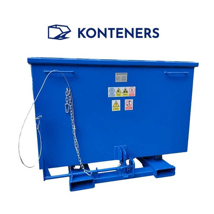Kontener samowyładowczy Koleba 1,5m3 piasek/beton/gruz/drewno/ koliba