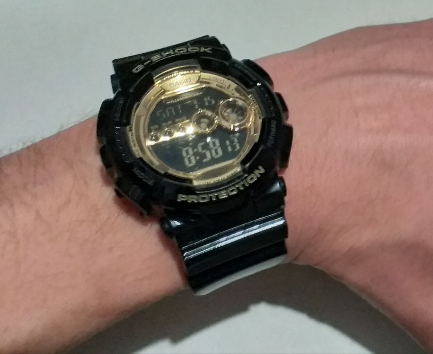 Часы Casio наручные оригинал GD 100GB-1ER G-SHOCK