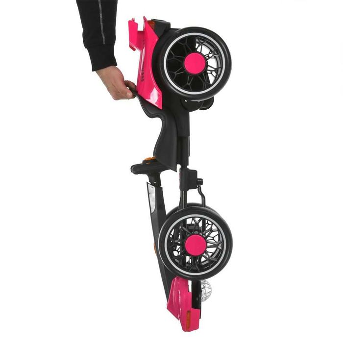 Дитячий електро карт картинг Bambi Пульт,світло,музика,складний до30кг