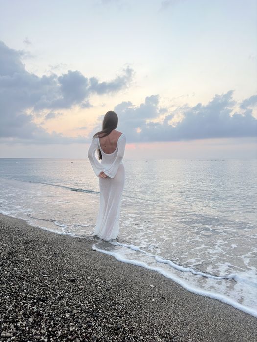 Пляжна сукня в’язана