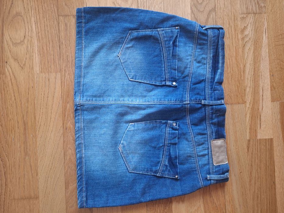 Mini saia de ganga nova da Springfield, tamanho 36