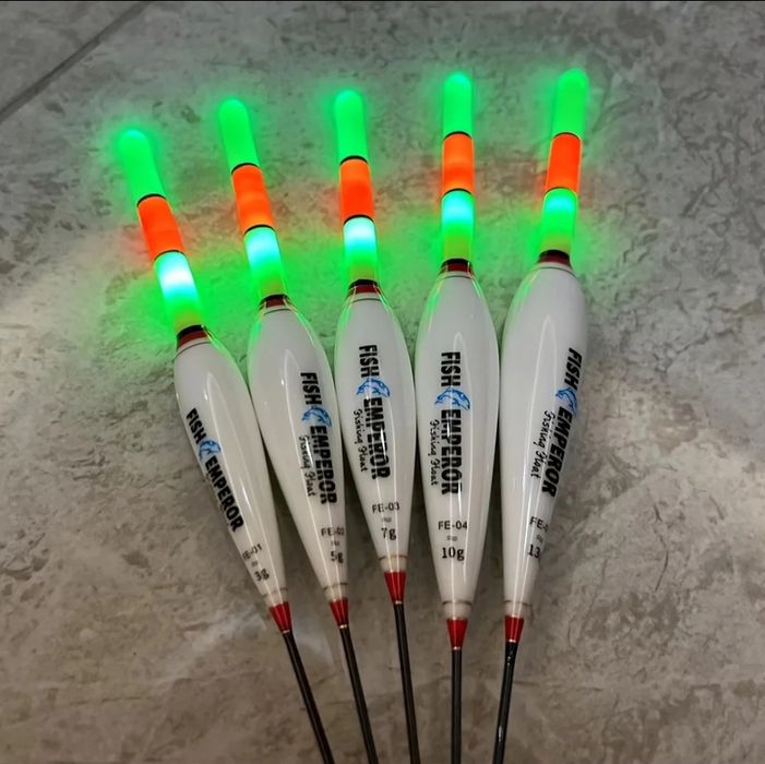 Spławik LED na baterie - przelotowy 10g
