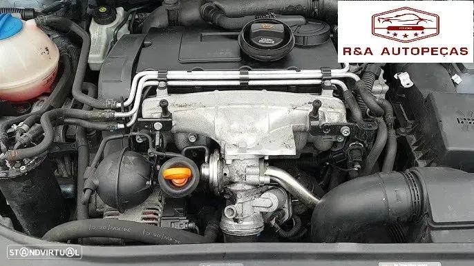 Motor Passat B6 2.0 TDI 140cv Ref BKP