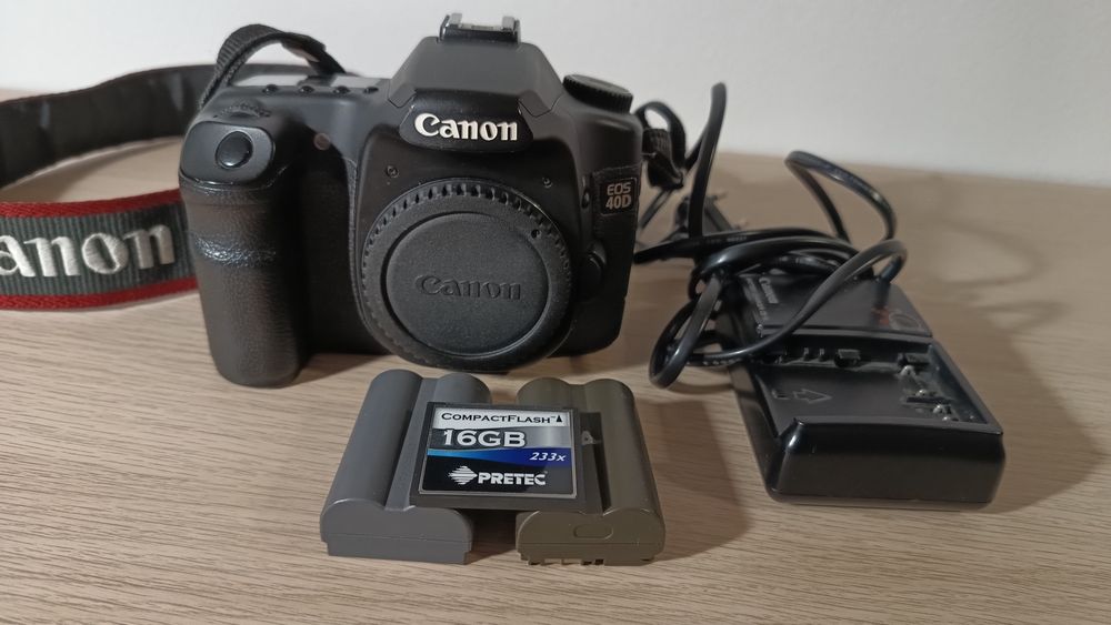 Lustrzanka aparat Canon EOS 40d body super stan