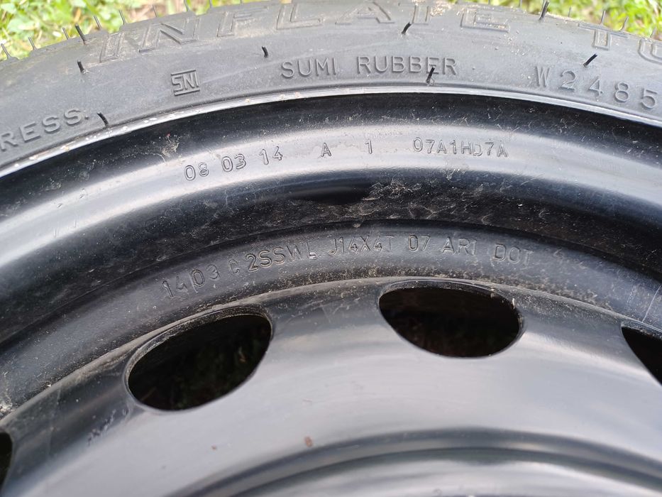 Koło dojazdowe 115/70 R14 88M