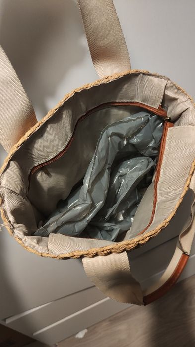 Torebka z napisem,  koszyk