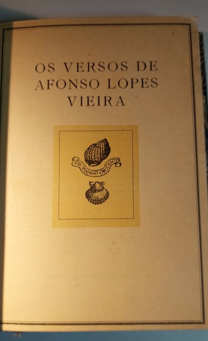 Os Versos - Afonso Lopes Vieira (1927)