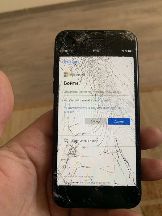 iPhone 7 black. Айфон