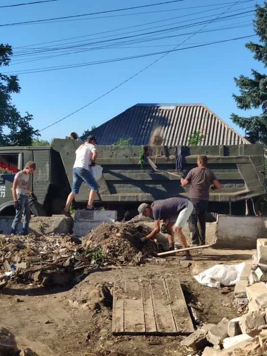 Демонтаж. Земляные работы. Уборка участка. Вывоз мусора