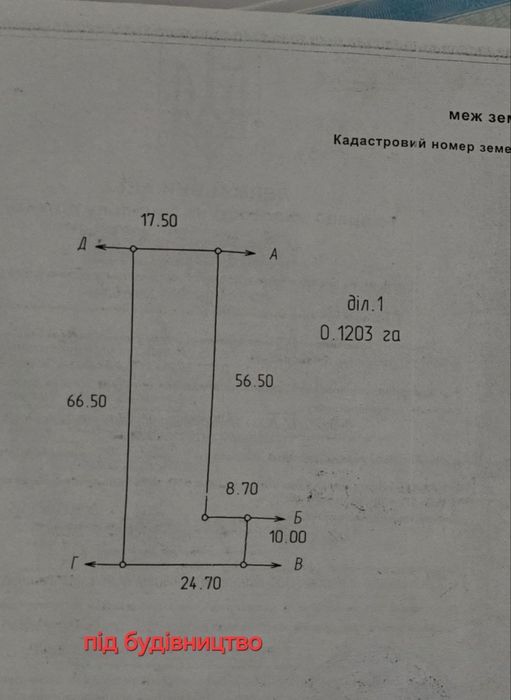 Продаж ділянок в  с.Давидів вул. Річна 12 та 3.7 сотих під будівництво