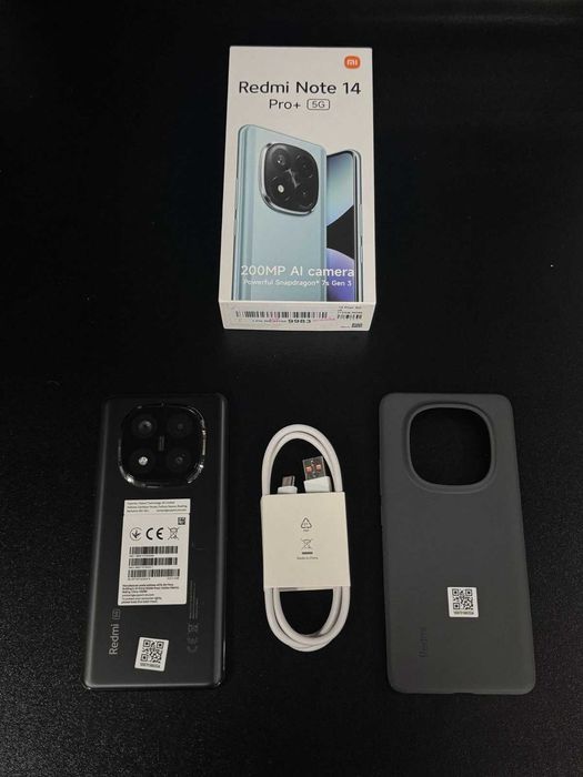 XIAOMI REDMI note 14 pro plus 5g 16giga ram_256 gb pamięć 120Hz amoled_ip 68_oryginalna ładowarka xiaomi 120 watt =GWARANCJA NFC