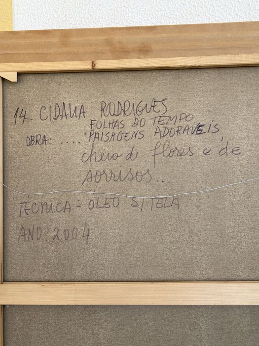 Quadro de  Cidália Rodrigues