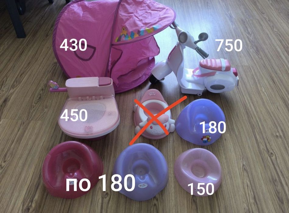 Скутер мотороллер baby born zapf creation baby Annabell