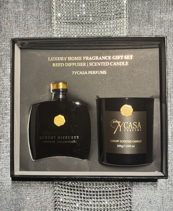 Zestaw świeca i patyczki black Poznań Grunwald • OLX.pl