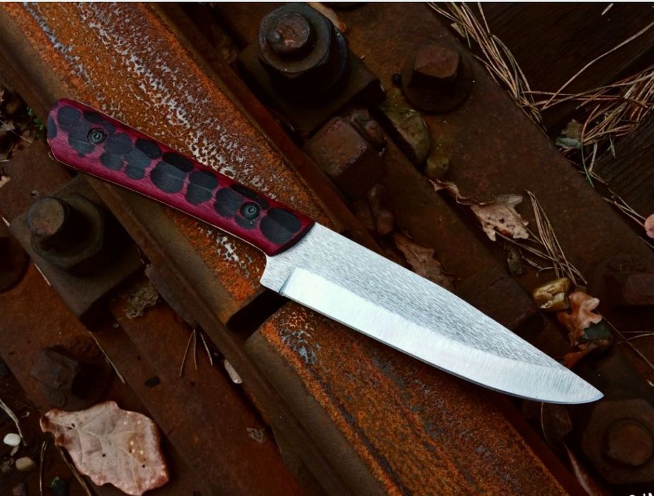 "Płanetnik" Amarant Nóż Ręcznie Robiony Custom Bushcraft