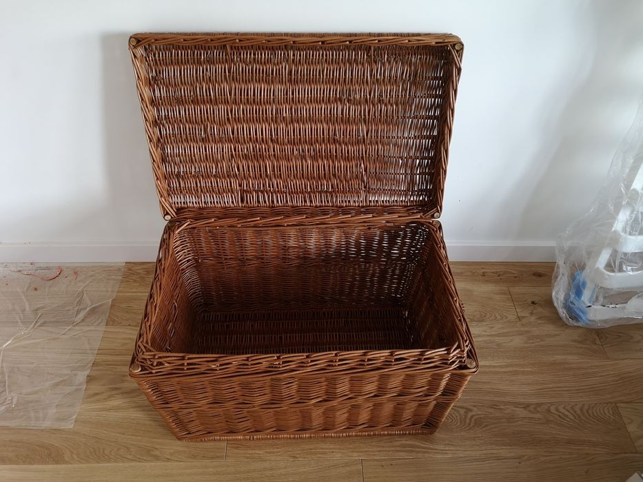 Kufer wiklinowy kosz duży