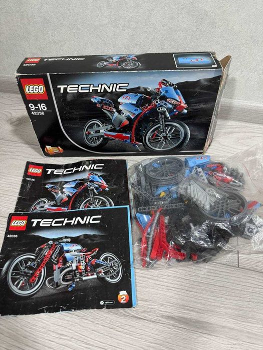 LEGO Technic 42036 Street Motorcycle Лего Вуличний мотоцикл