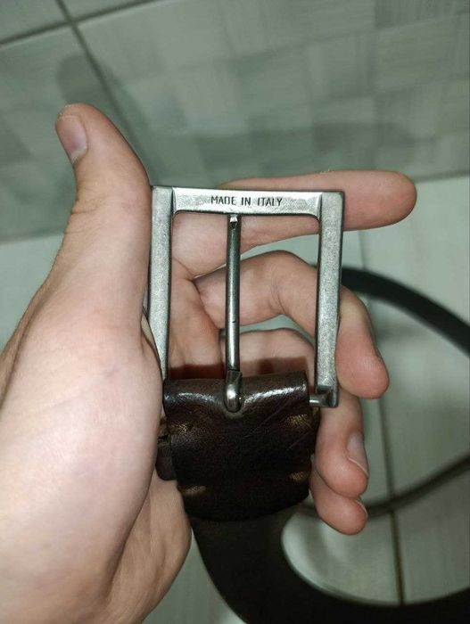 Мужской кожаный ремень Made in Italy