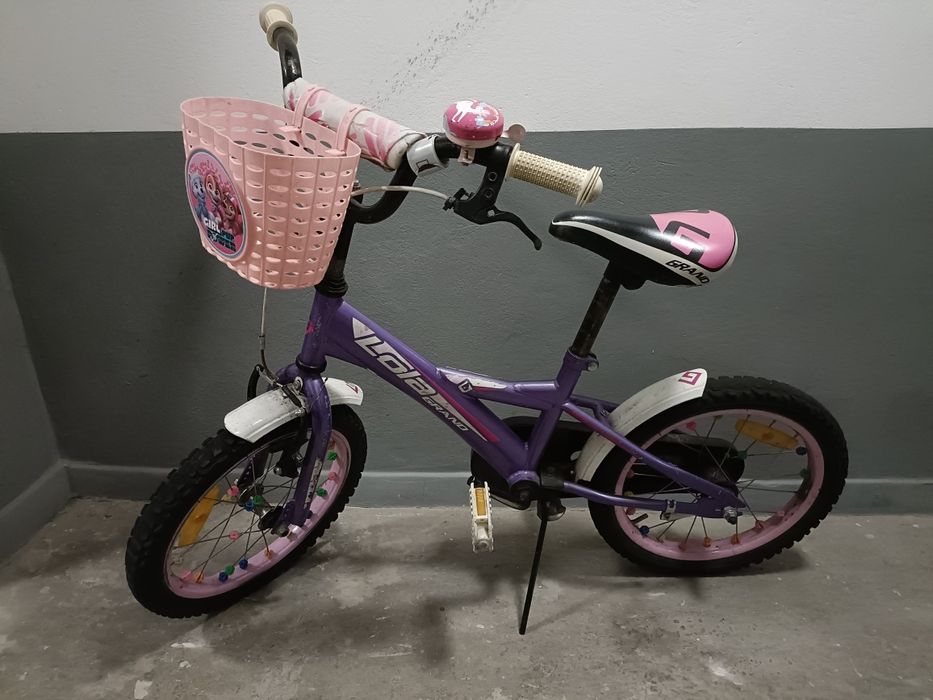 Rower dzieciecy dla dziewczynki 16'