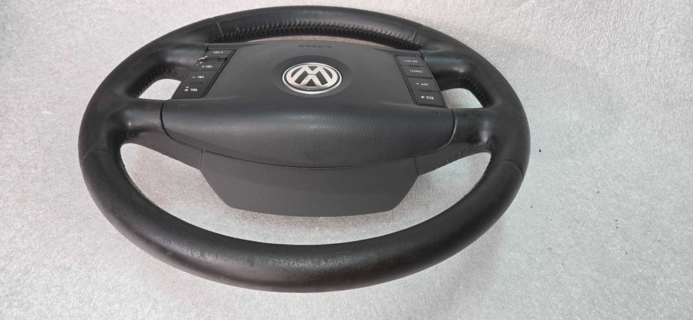 Kierownica + poduszka Volkswagen Touareg 7L skóra kpl