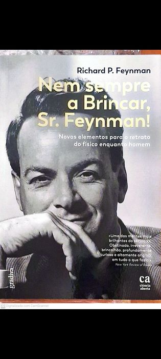 Livro: "Nem sempre a brincar, Sr Feynman "