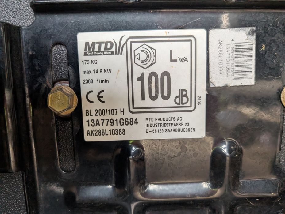 Traktorek Bolesna BL 200/107 H