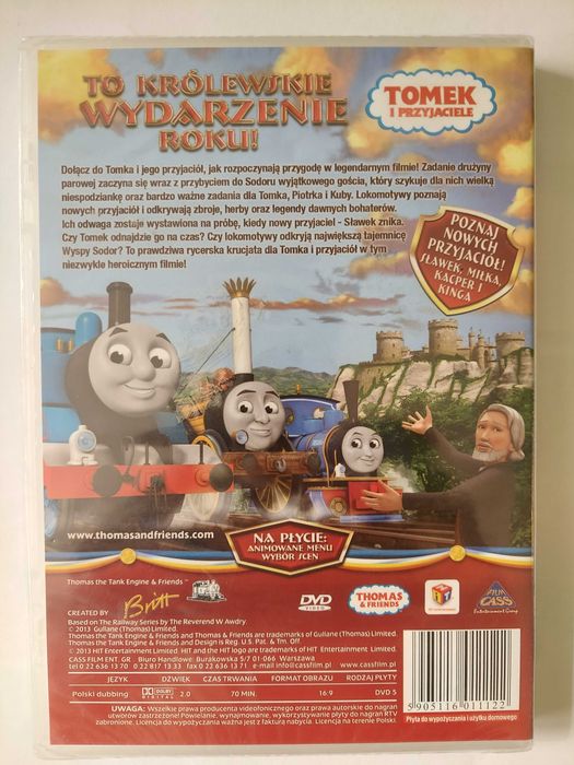 Tomek i Przyjaciele Tajemnica Zaginionej Korony film dvd