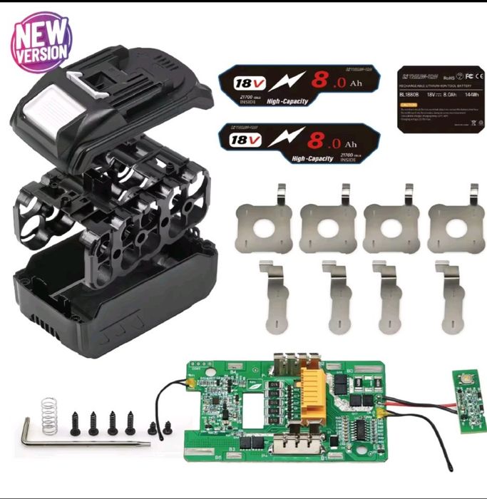 Плата BMS, коопуса  21v для Makita.Ремонт АКБ, балансування, перепаков