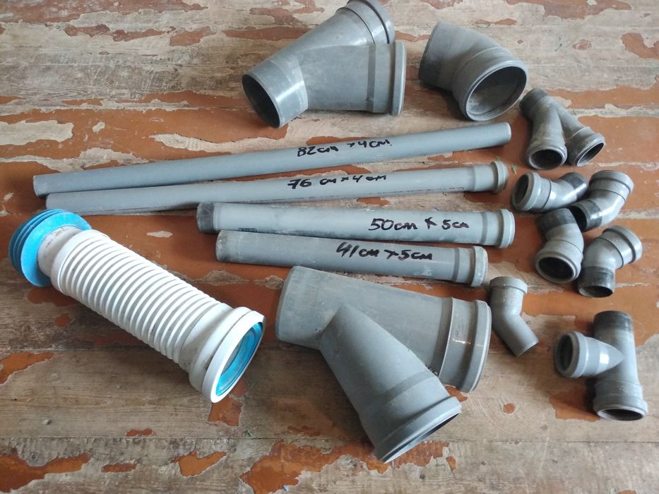 Продам трубы пластиковые, тройники и уголки Wavin