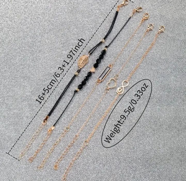 Набором 6шт новые часы и браслеты