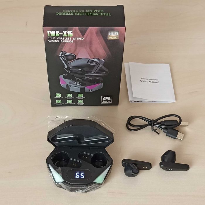 Наушники Беспроводные Сенсорные TWS-X15 Bluetooth Блютуз Навушники
