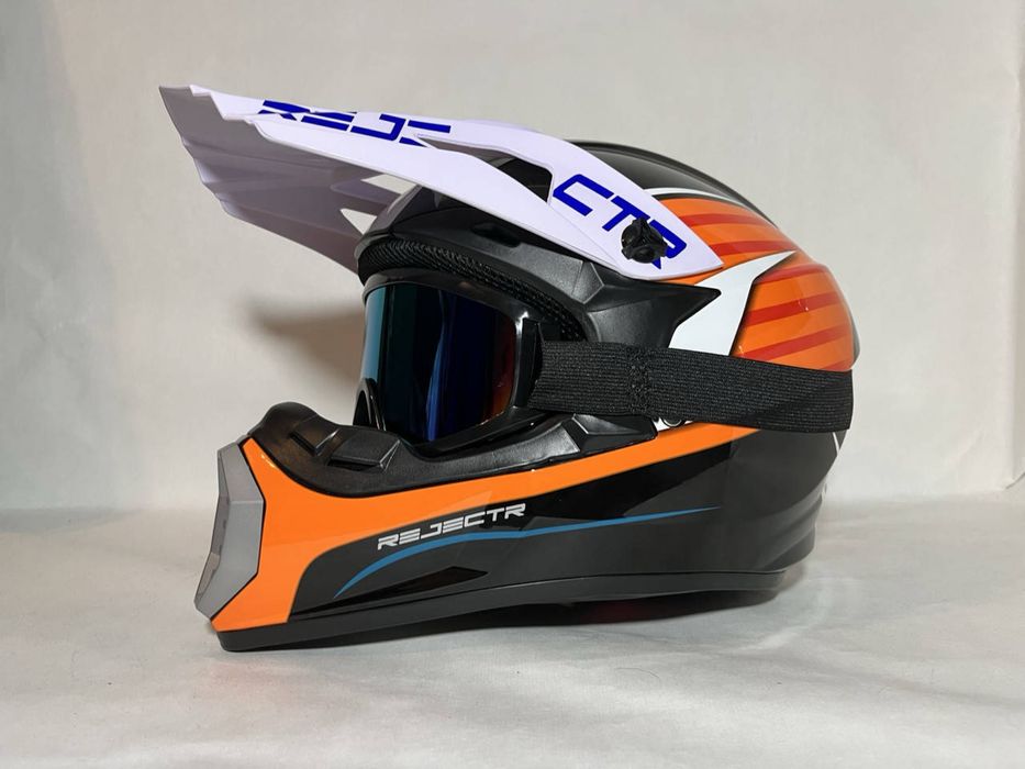 Кросовий шлем ендуро з окулярами є всі розміри, шолом , мотоцикл