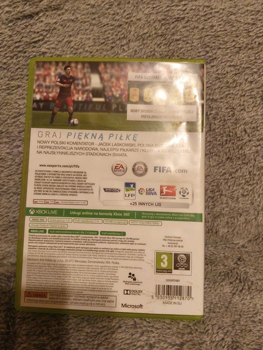 gra FIFA 16 na xbox 360