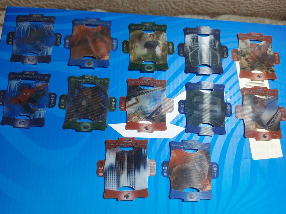 Колекційні картки карточки серії Spiderman