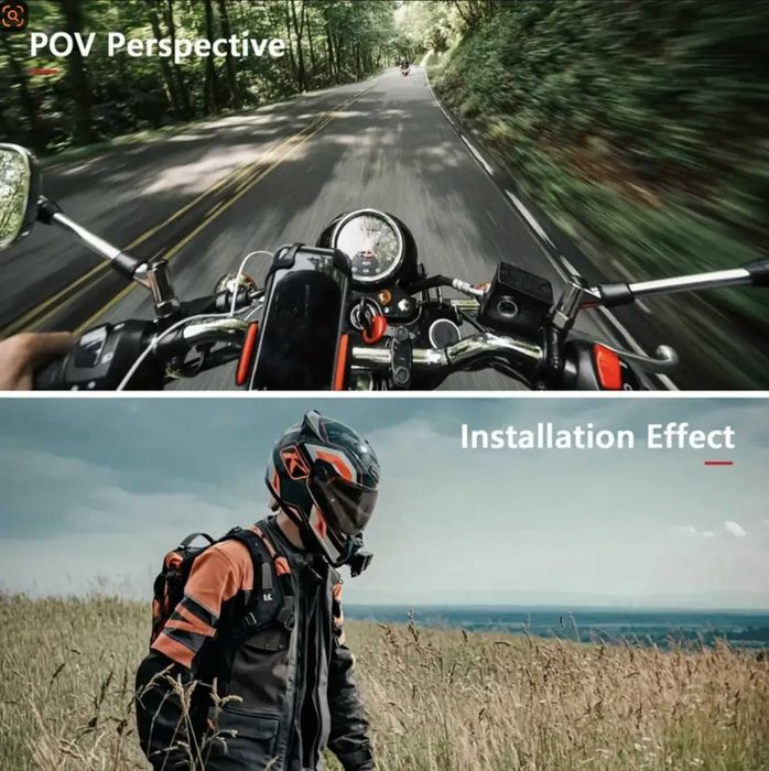 Uchwyt na telefon do kask motocyklowego Mocowanie kamer Sportowa GoPro