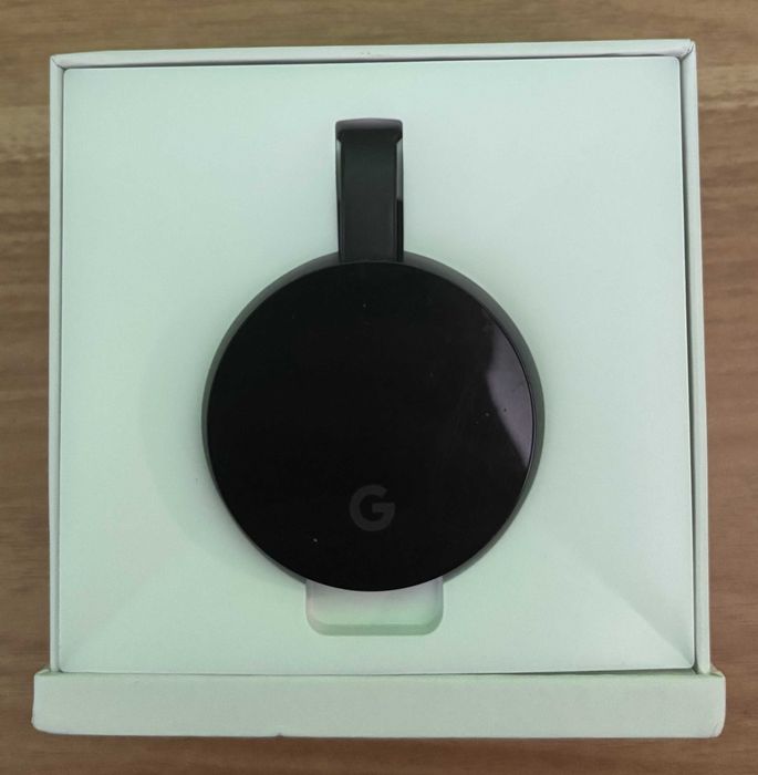 Google Chromecast Ultra 4K HDR | Ethernet | Komplet + Adapter