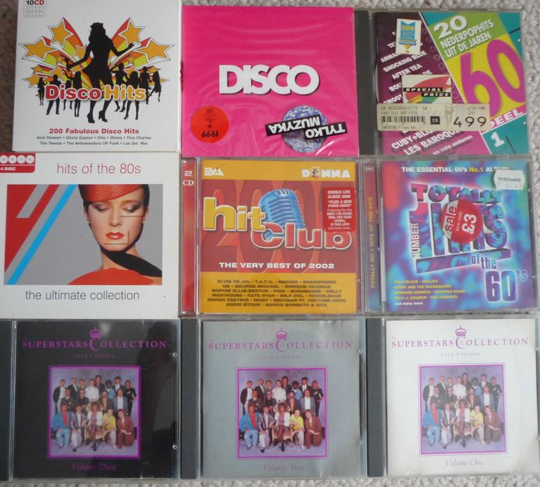 Zestaw 200 płyt CD płyty oryginalne