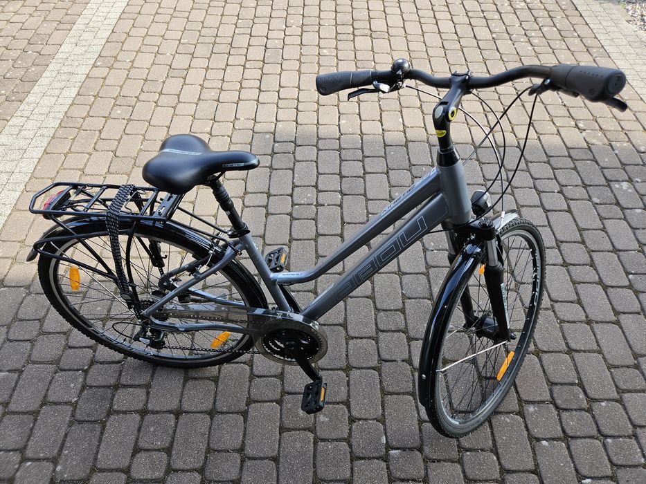 Rower trekkingowy Tabou Kinetic 2.0 PLUS dla kobiet, rama 17 ", szary