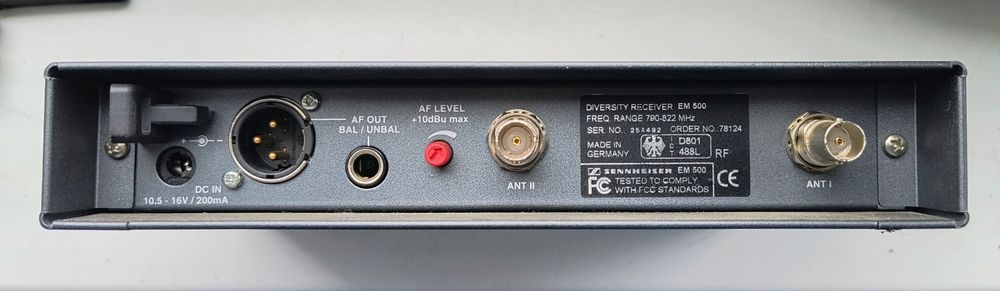Ресивер Sennheiser EM 500. Band "D".