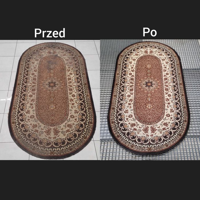 Pranie dywanów w kąpieli wodnej