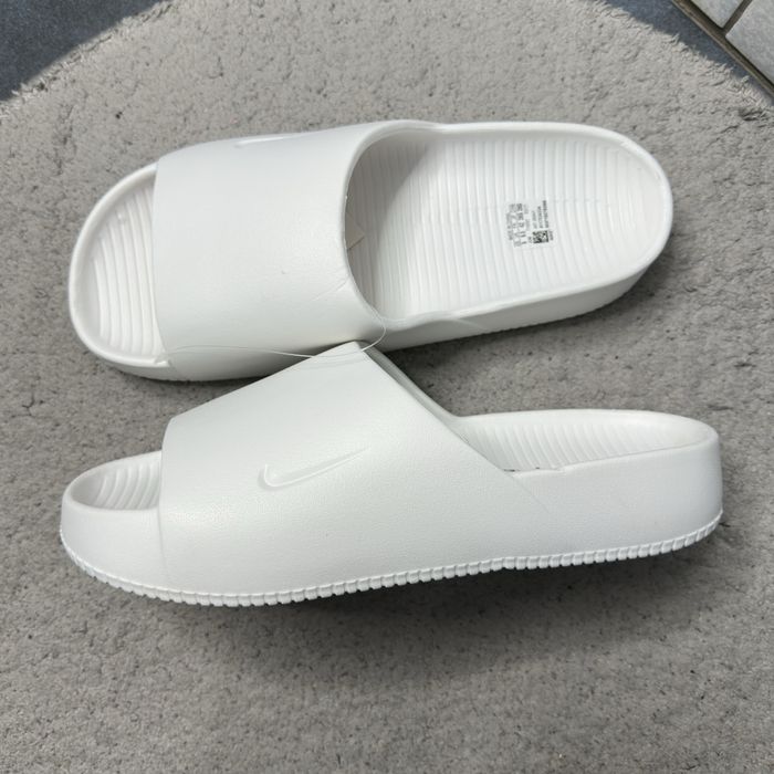 Тапки Nike Calm Slide White / Всі розміри