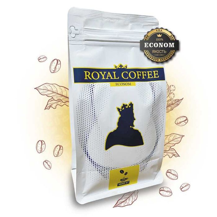 Кава розчинна сублімована Royal Coffee ECONOM 400g Україна Замовити
