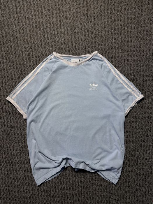 Футболка Adidas vintage на лампасах