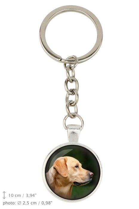 Labrador Retriever brelok w pudełku ze zdjęciem Art-Dog