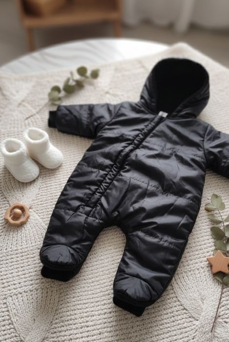 Стильный и супертеплый комбинезон-человечек ESCUDO | 0-3 мес