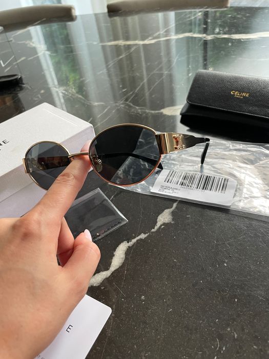 Celine Triomphe okulary przeciwsłoneczne pełen komplet