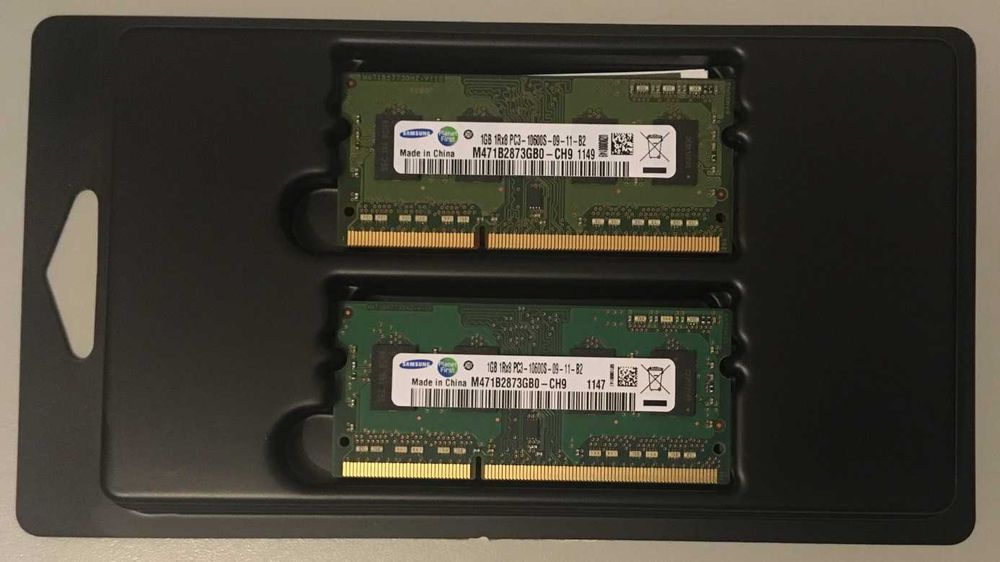 Samsung 2 x 1 GB DDR3-1333 CL9 SODIMM