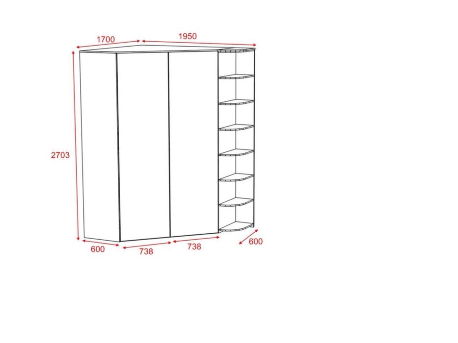 Продам велику шафу білого кольору
