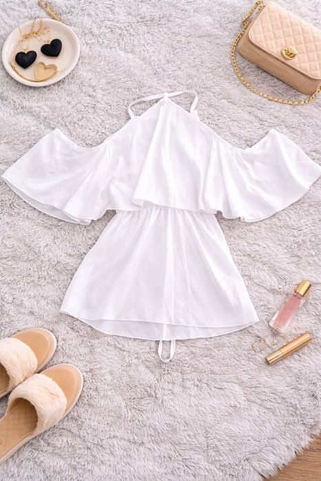 Zwiewna bluzka damska s